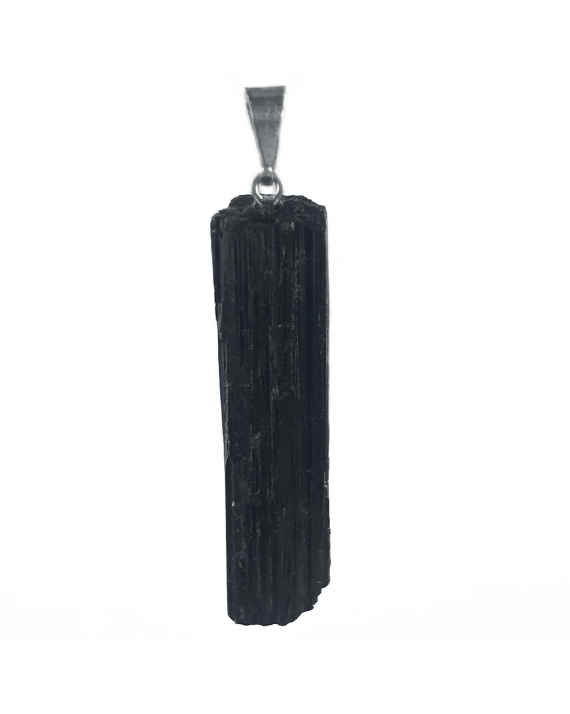 Pendentif en tourmaline noire - les pierres du monde Pendentif en tourmaline noire - les pierres du monde