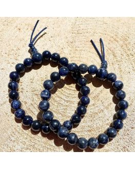 Sodalite - Bracelet Mala Tibétain 8mm Sodalite - Bracelet Mala Tibétain 8mm