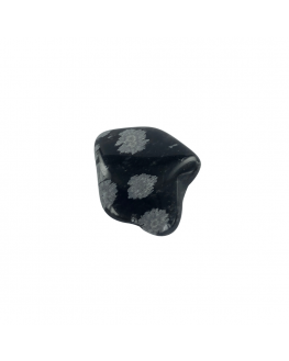 Obsidienne flocon de neige Pierre roulée Obsidienne flocon de neige Pierre roulée