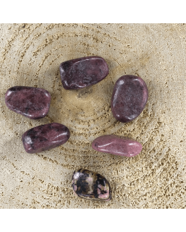 Rhodonite - Pierre roulée Rhodonite - Pierre roulée