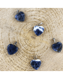 Sodalite - Pendentif Coeur Sodalite - Pendentif Coeur