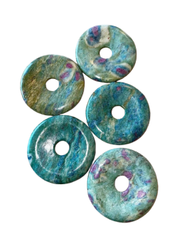 Fuschite - Pendentif Donut