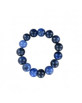 Sodalite - Bracelet perles de 12 mm