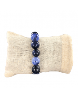 Sodalite - Bracelet perles de 12 mm Sodalite - Bracelet perles de 12 mm