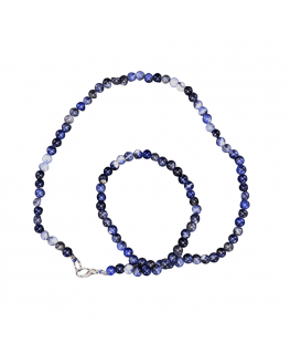 Sodalite - Collier en perles de 4 mm