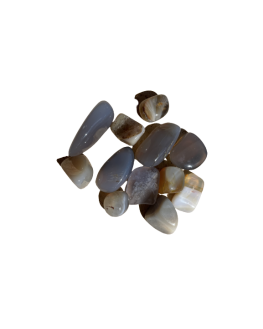 Agate naturelle pierre roulée Agate naturelle pierre roulée