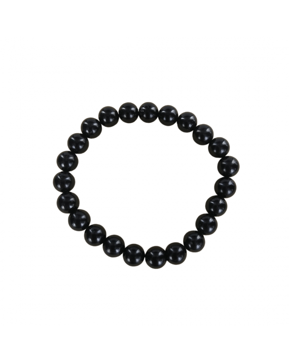 Bracelet tourmaline noire 8mm Bracelet tourmaline noire 8mm