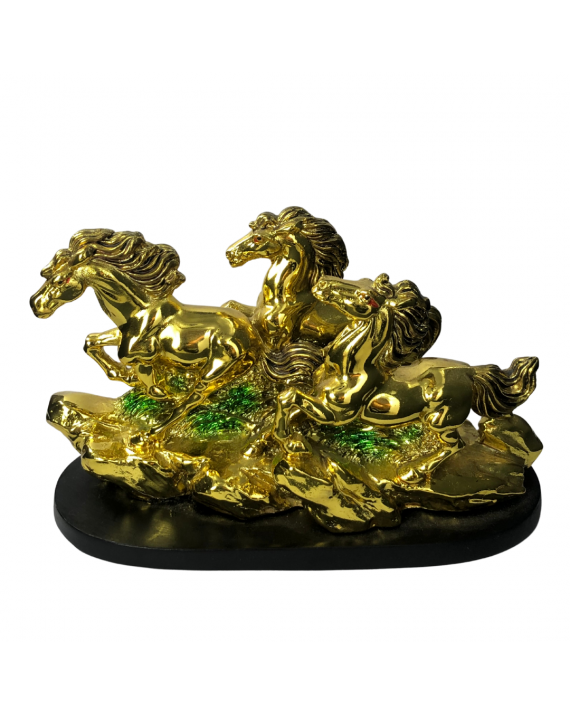 Statuette trois chevaux