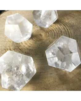 Dodécaèdre Cristal de roche - 3,5 cm - 68g