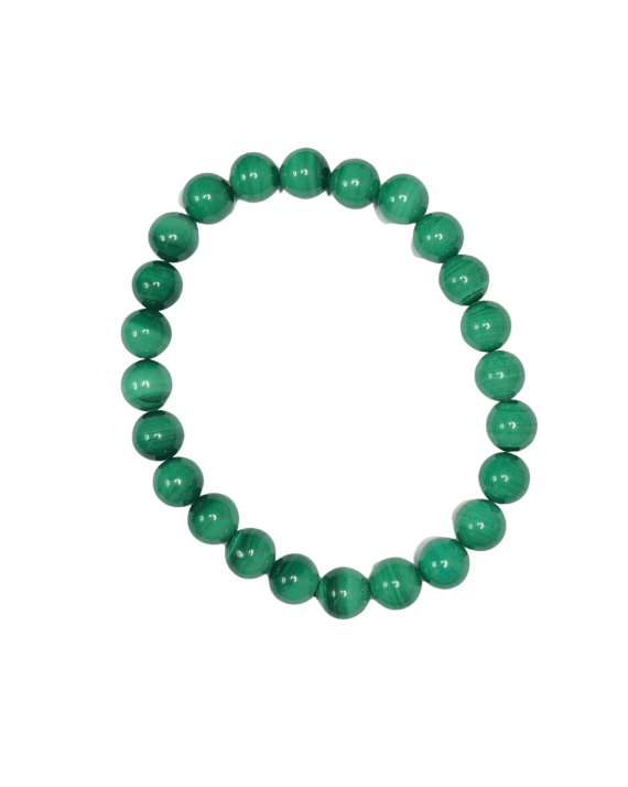 Malachite Bracelet boules 8mm