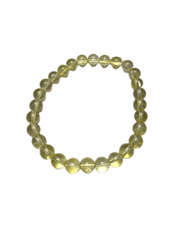 Bracelet citrine perles 6mm