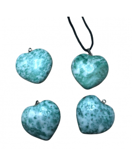 Amazonite - Pendentif Coeur Amazonite - Pendentif Coeur