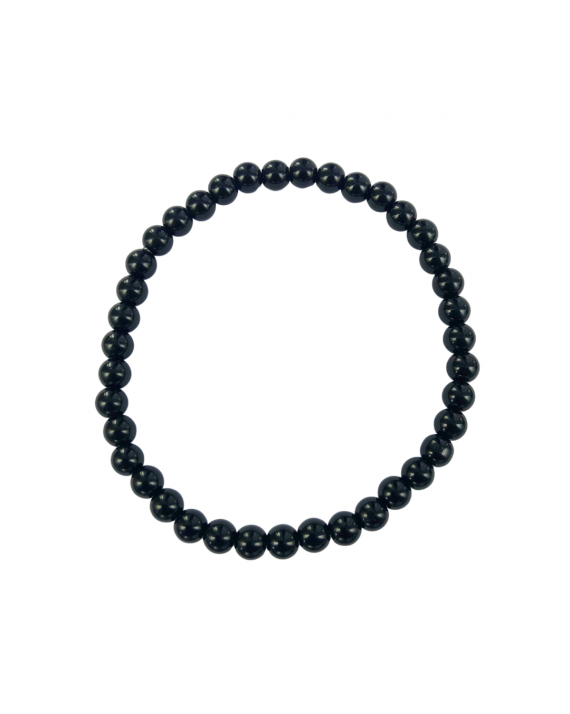 Tourmaline noire- Bracelet 6mm - taille large