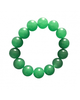 Bracelet en aventurine verte 14mm