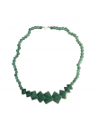 Collier - Aventurine verte - Pierres carrées