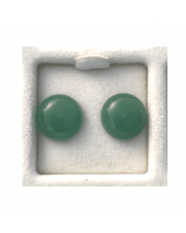 Boucle d’oreilles en aventurine verte