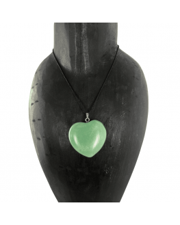 Aventurine -Pendentif  Coeur - Rond