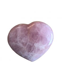coeur en quartz rose de 190g