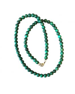 Collier en malachite