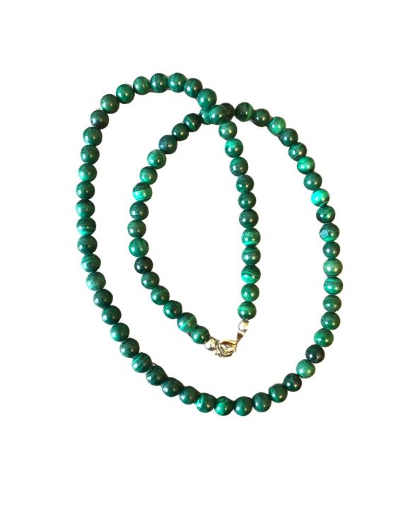 Collier en malachite Collier en malachite