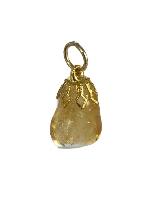 Citrine - Pendentif Pierre roulée