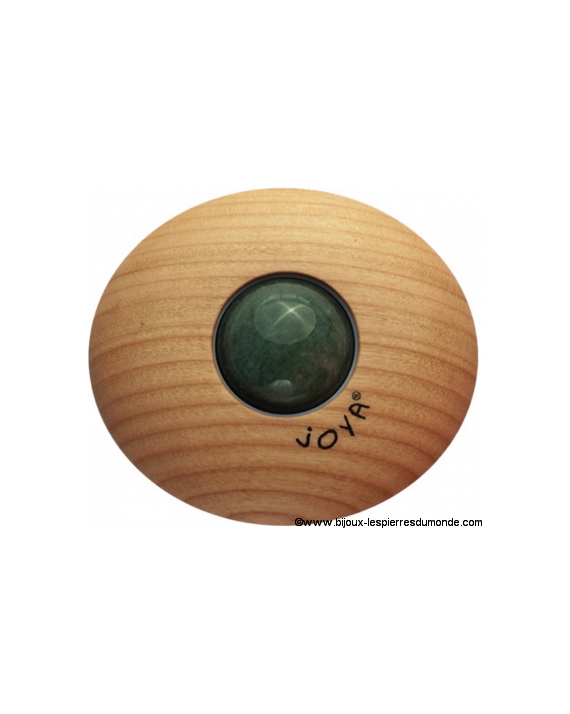 Aventurine verte - Joya bois noyer avec boule Aventurine verte - Joya bois noyer avec boule