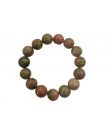 Unakite - Bracelet perles de12mm