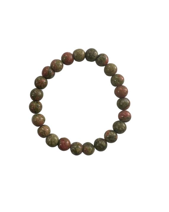 Bracelet unakite en 8mm