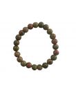 Unakite - Bracelet perles 8mm