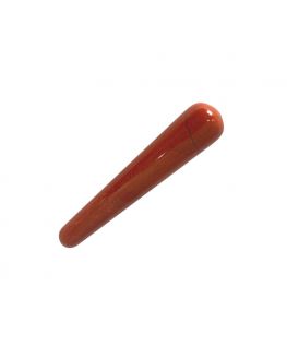 Baton de massage en jaspe rouge