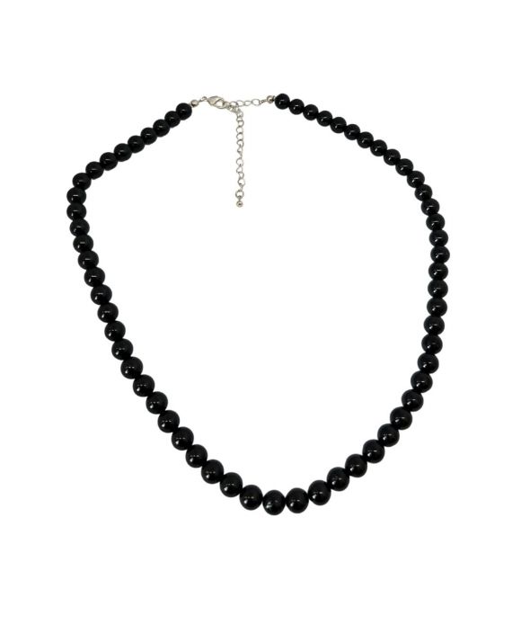 Tourmaline noire collier 8 mm Tourmaline noire collier 8 mm