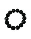 Onyx - Bracelet perles 14mm