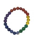 Bracelet 7 chakras perles 8mm