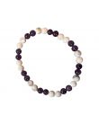 Améthyste, Howlite - Bracelet Mylla -