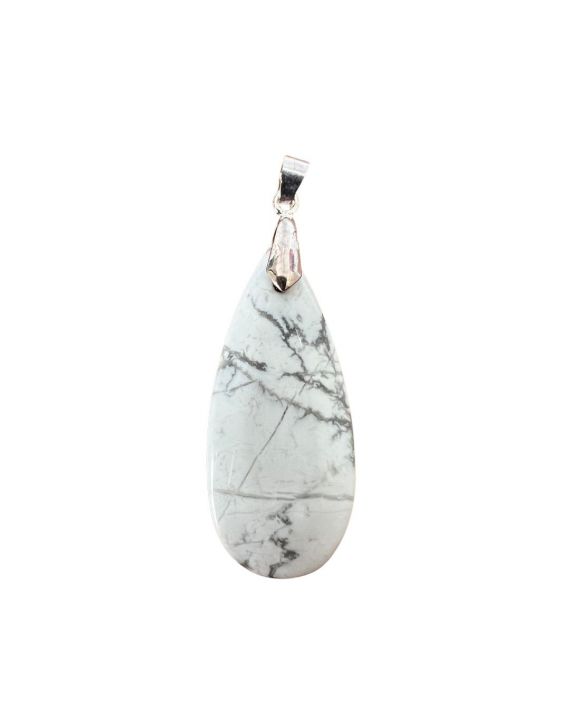 Pendentif en howlite Pendentif en howlite