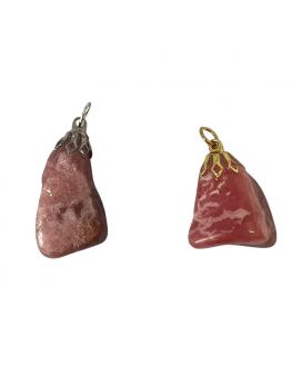 Pendentif en rhodochrosite