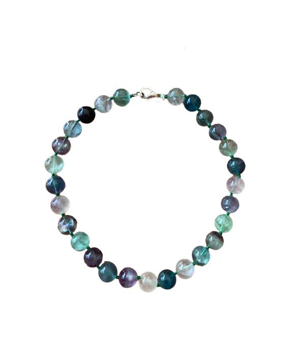 Collier Fluorite 14mm