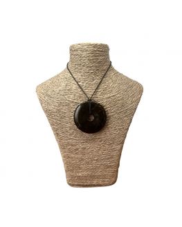 Pendentif donut en onyx Pendentif donut en onyx