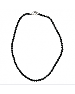 collier en onyx avec des perles de 4mm