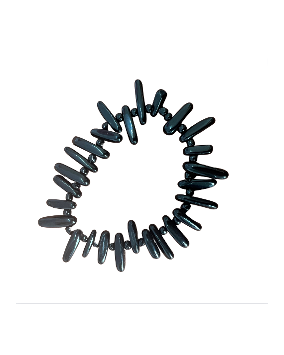 Bracelet plaquette en onyx Bracelet plaquette en onyx