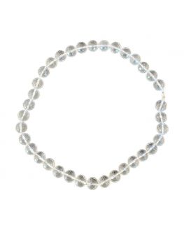 Collier cristal de roche facettes 12mm