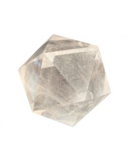 Icosaèdre en cristal de roche pièce unique