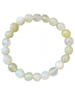 Bracelet boules 8mm élastique Jade clair