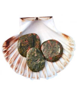 Unakite - Pierre plate