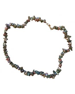 Collier en unakite