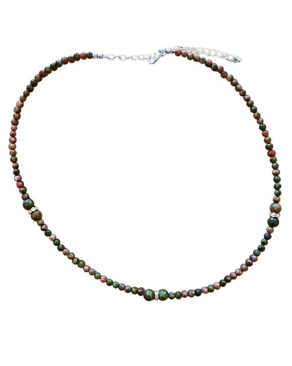 Unakite - Collier - Cristal