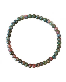 Unakite - Bracelet - perles 4mm