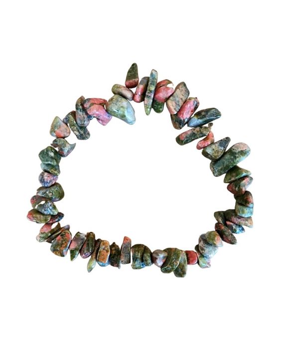Unakite - Bracelet baroque Unakite - Bracelet baroque