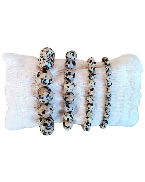 Jaspe Dalmatien - Bracelets Jaspe Dalmatien - Bracelets