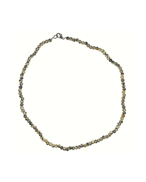 Collier en jaspe dalmatien Collier en jaspe dalmatien
